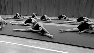 Stretching in class- acro