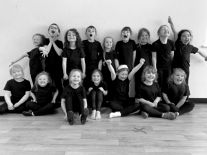 CHildren in a performing arts group